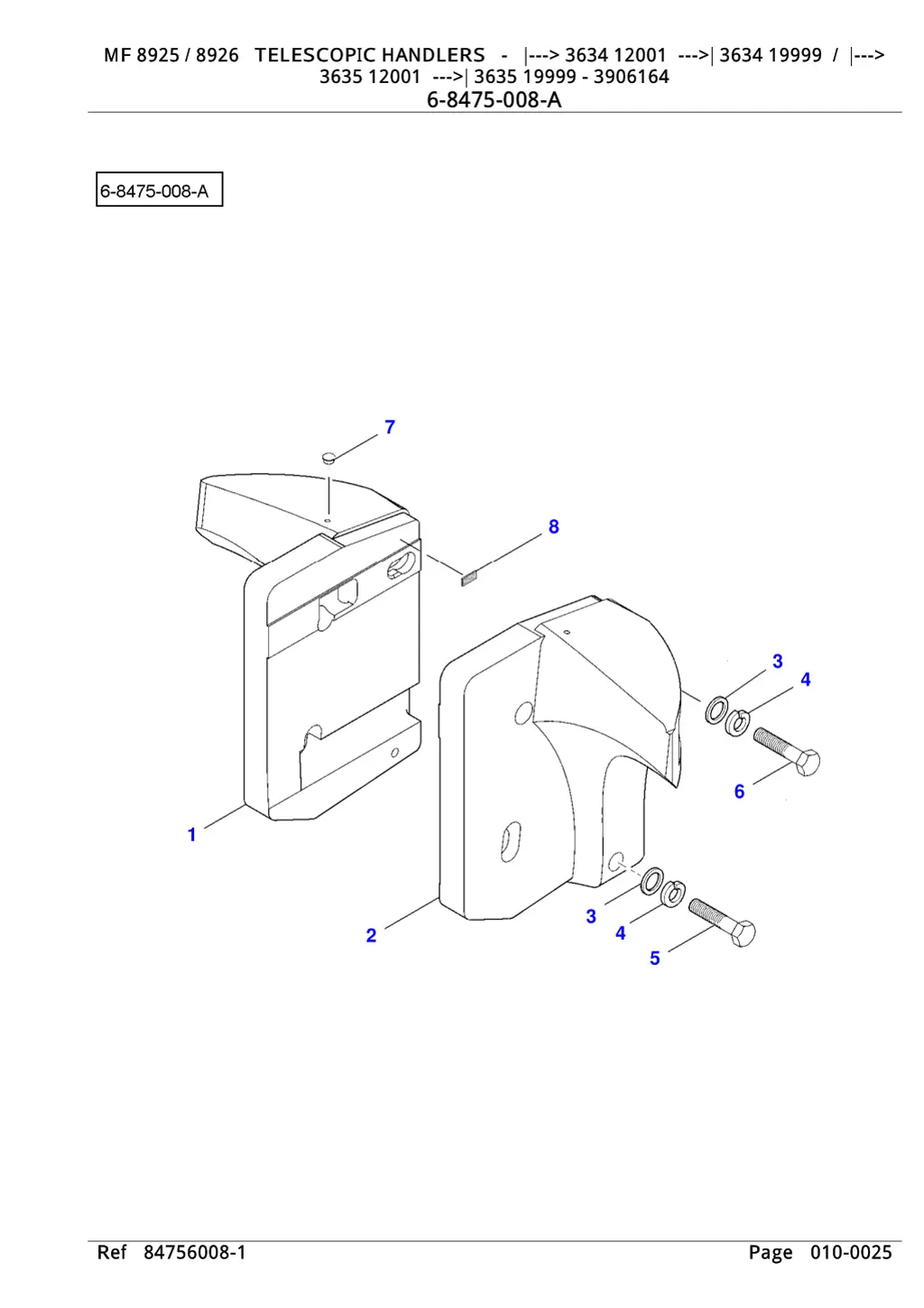 mf 8925 8926 telescopic handlers 3634 12001 3634 4