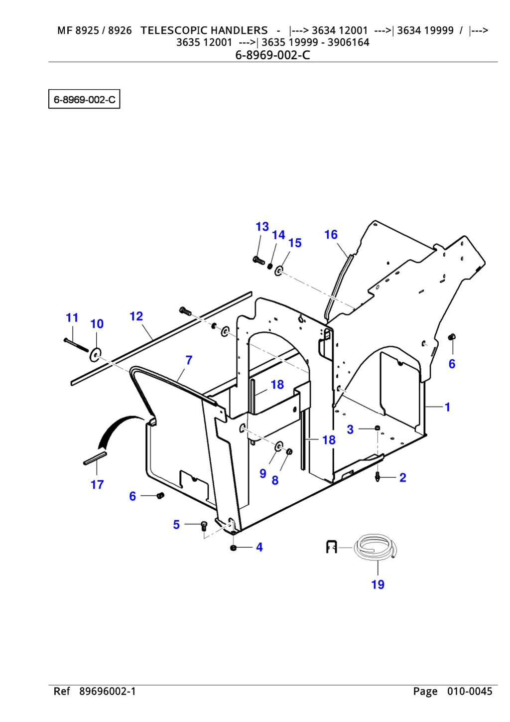 mf 8925 8926 telescopic handlers 3634 12001 3634 8