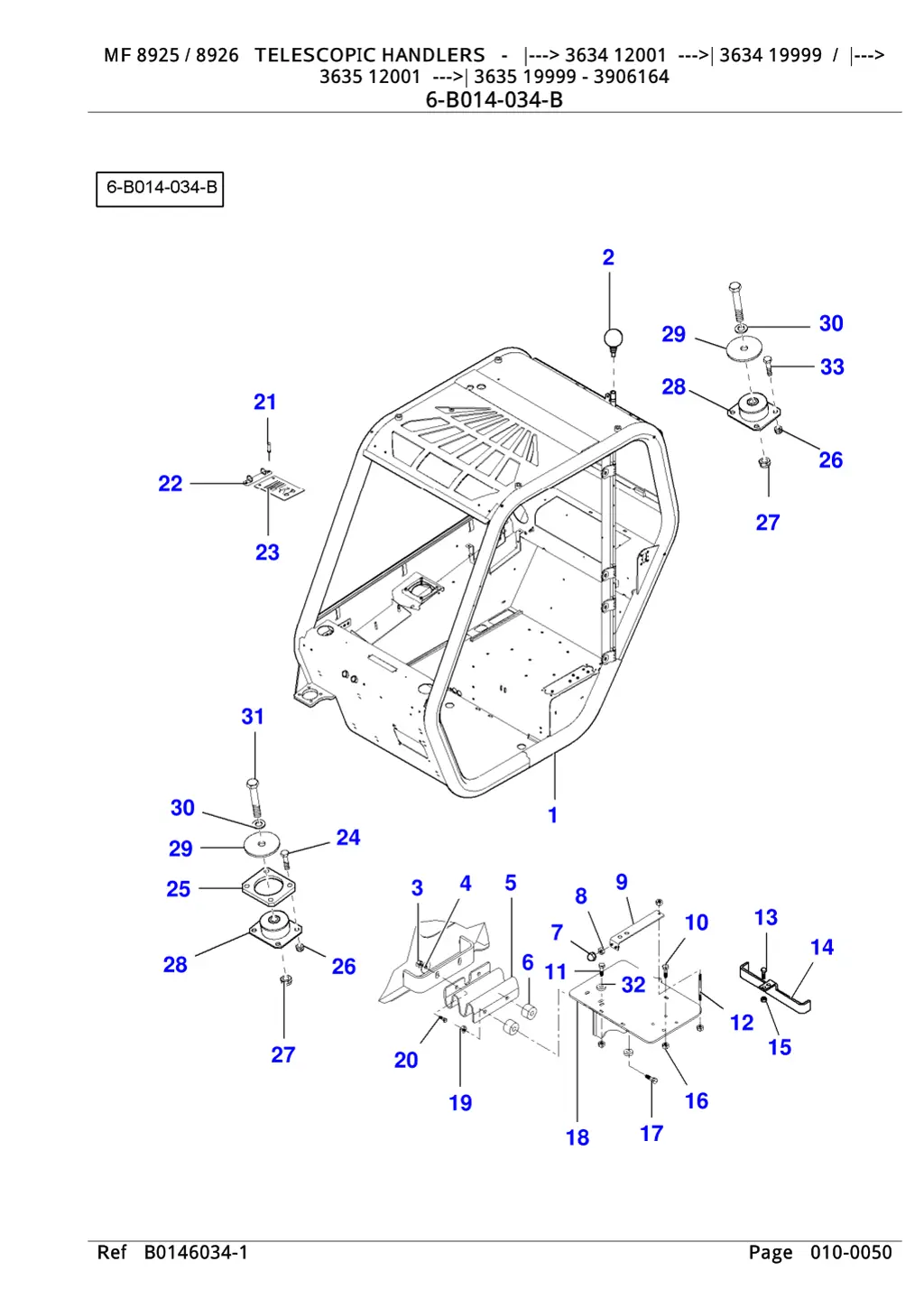 mf 8925 8926 telescopic handlers 3634 12001 3634 9