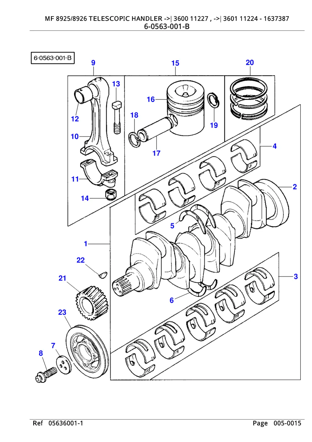 mf 8925 8926 telescopic handler 3600 11227 3601 2