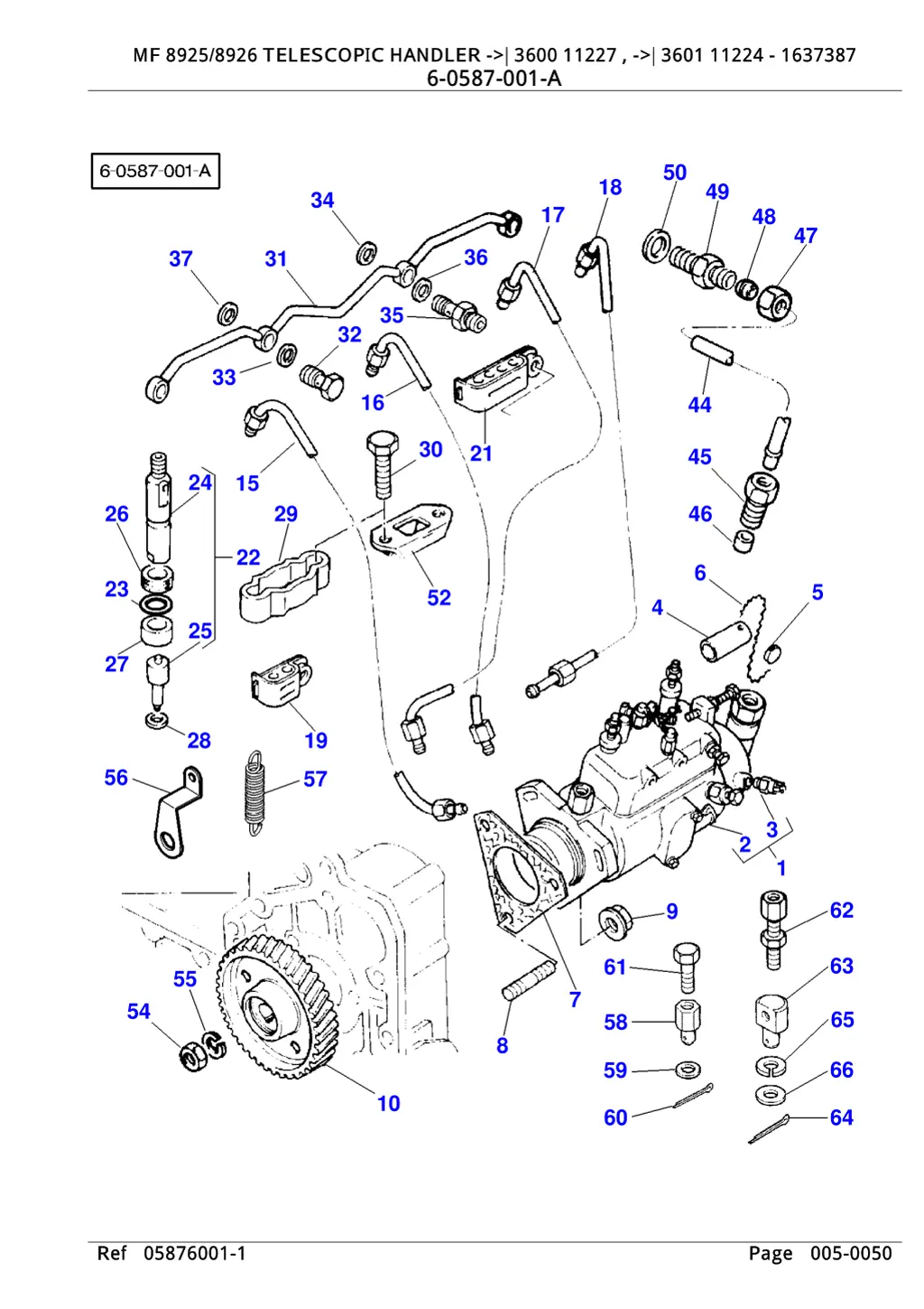 mf 8925 8926 telescopic handler 3600 11227 3601 9