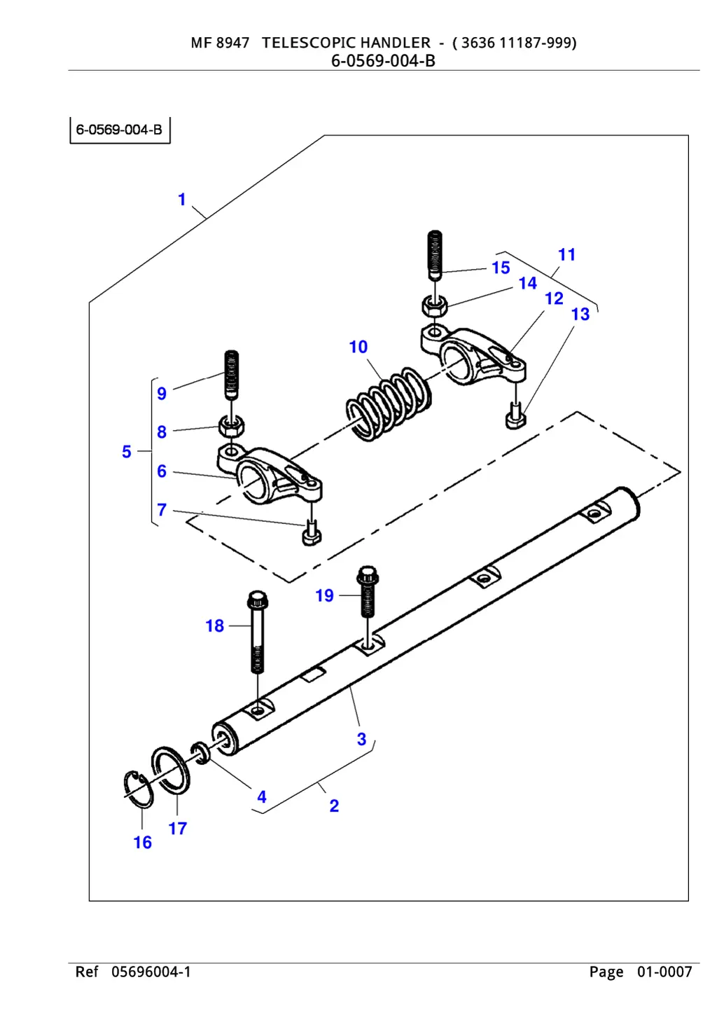 mf 8947 telescopic handler 3636 11187 999 mf 8947 6