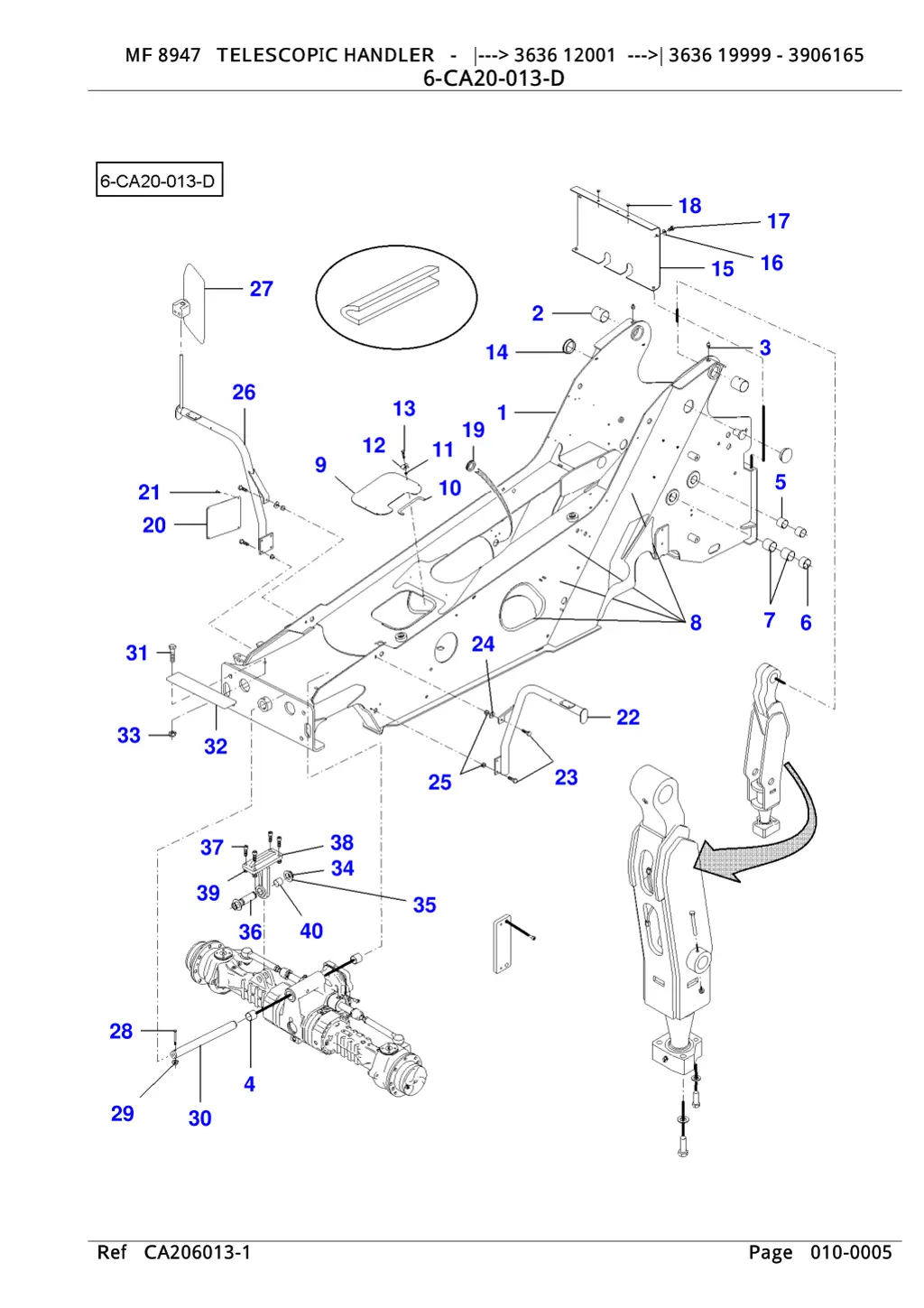 mf 8947 telescopic handler 3636 12001 3636 19999