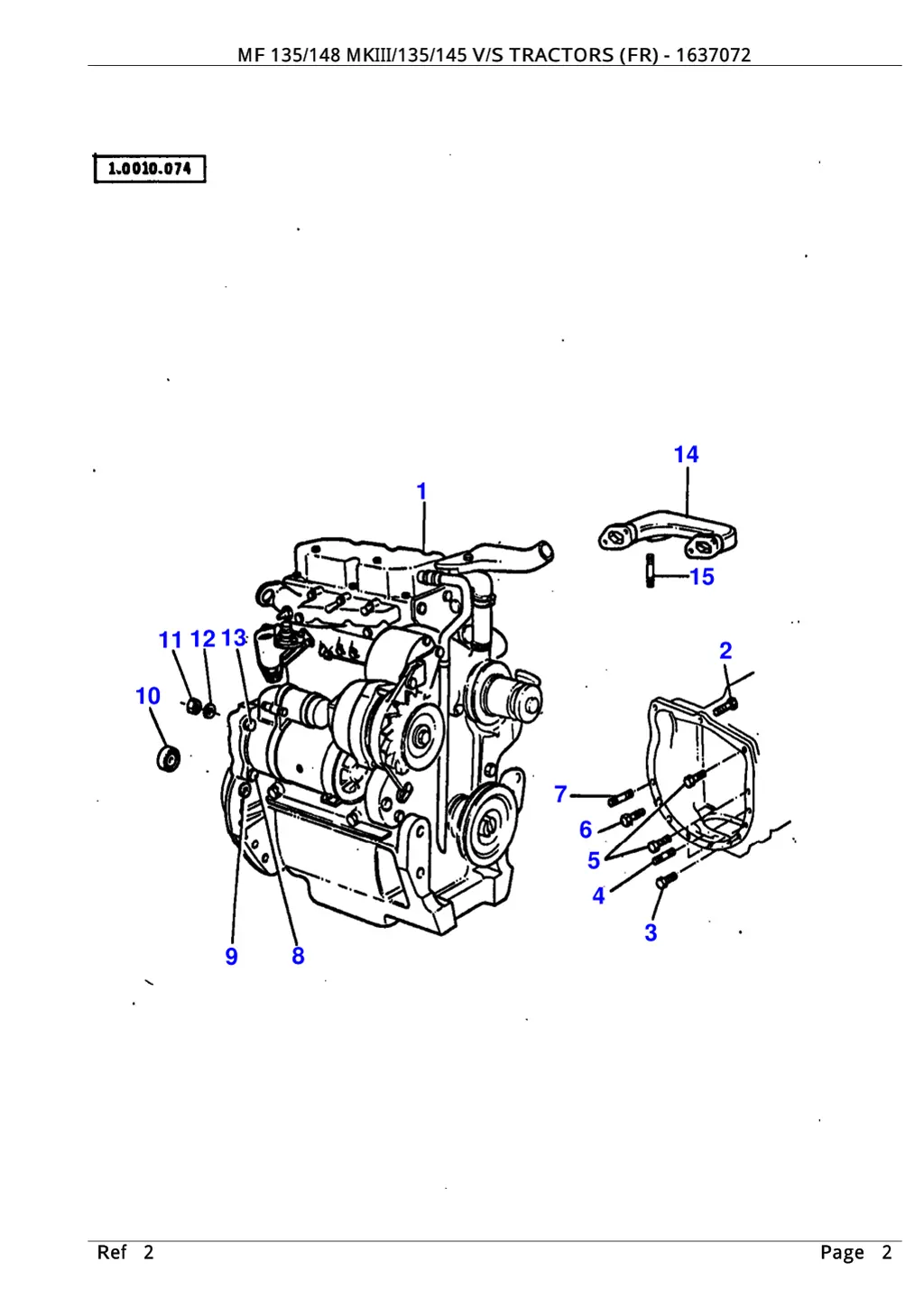 mf 135 148 mkiii 135 145 v s tractors fr 1637072 1