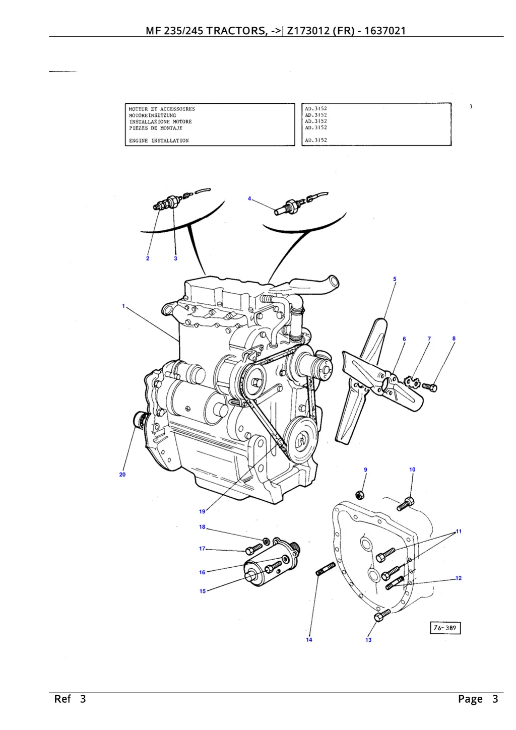 mf 235 245 tractors z173012 fr 1637021