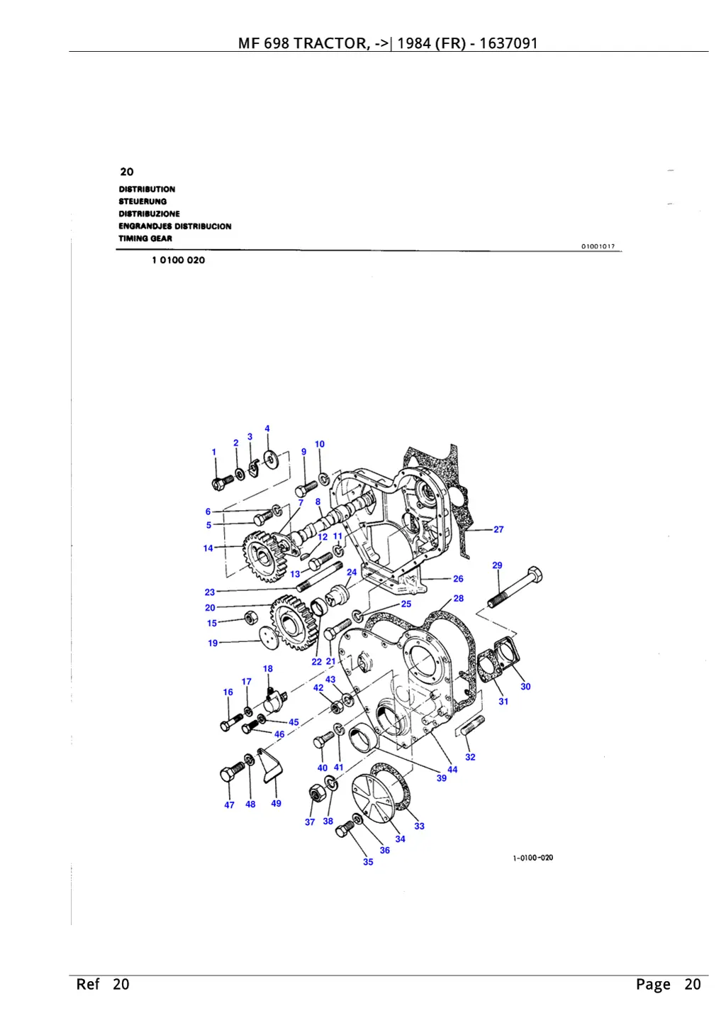 mf 698 tractor 1984 fr 1637091 mf 698 tractor 9