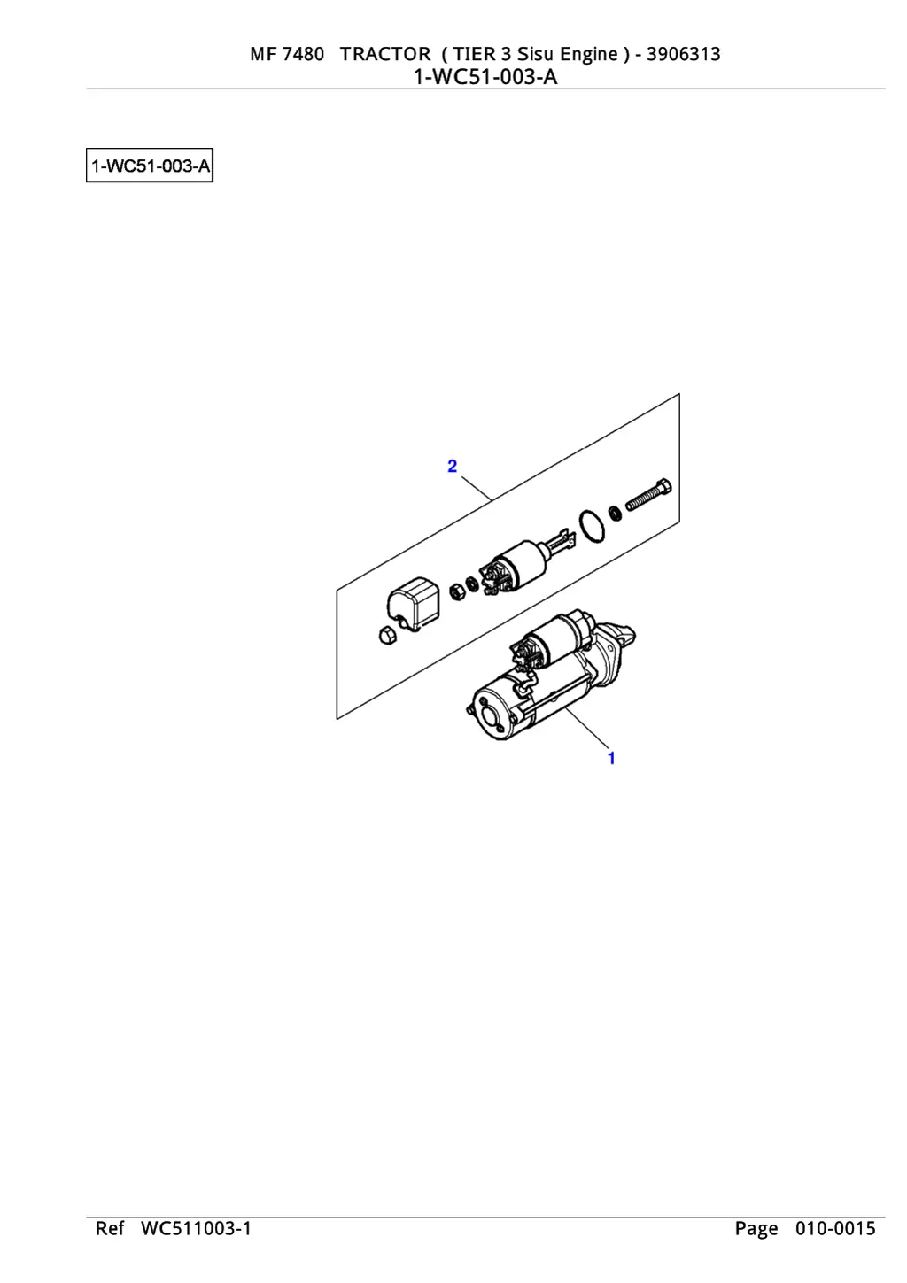 mf 7480 tractor tier 3 sisu engine 3906313 2