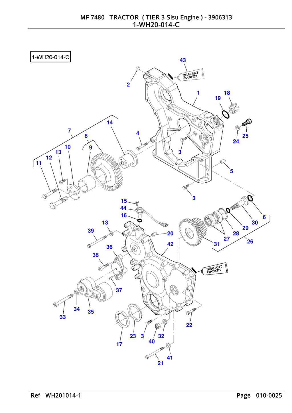 mf 7480 tractor tier 3 sisu engine 3906313 4