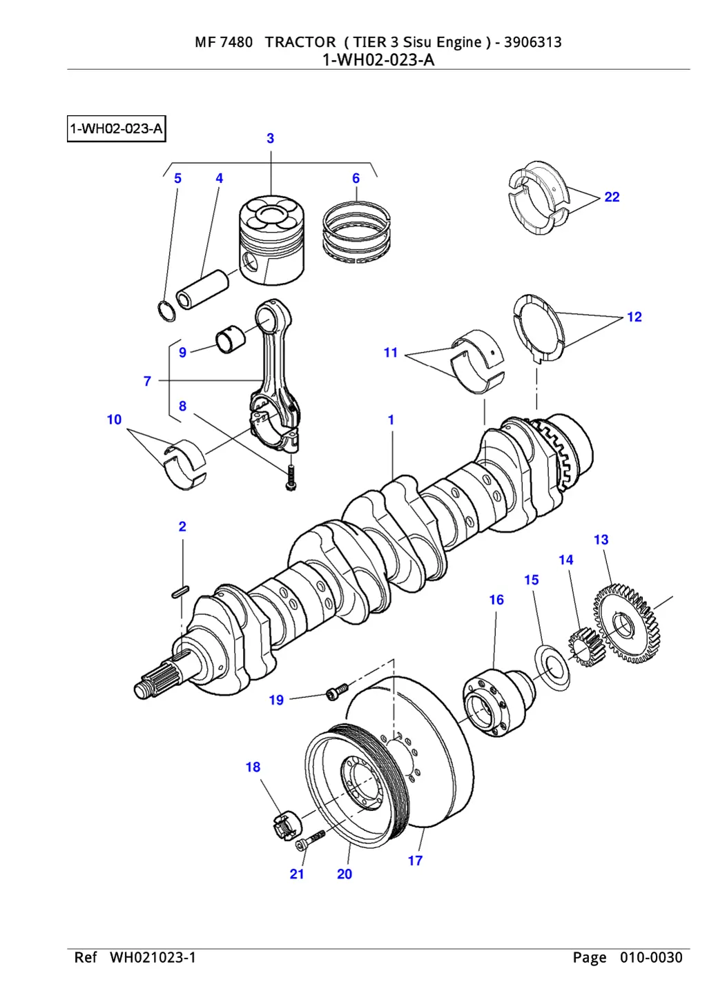 mf 7480 tractor tier 3 sisu engine 3906313 5