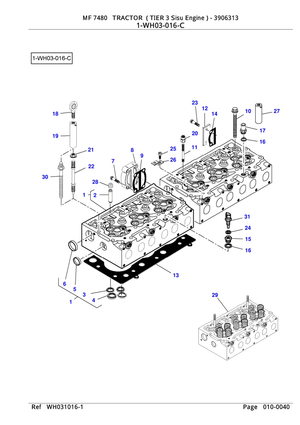 mf 7480 tractor tier 3 sisu engine 3906313 7