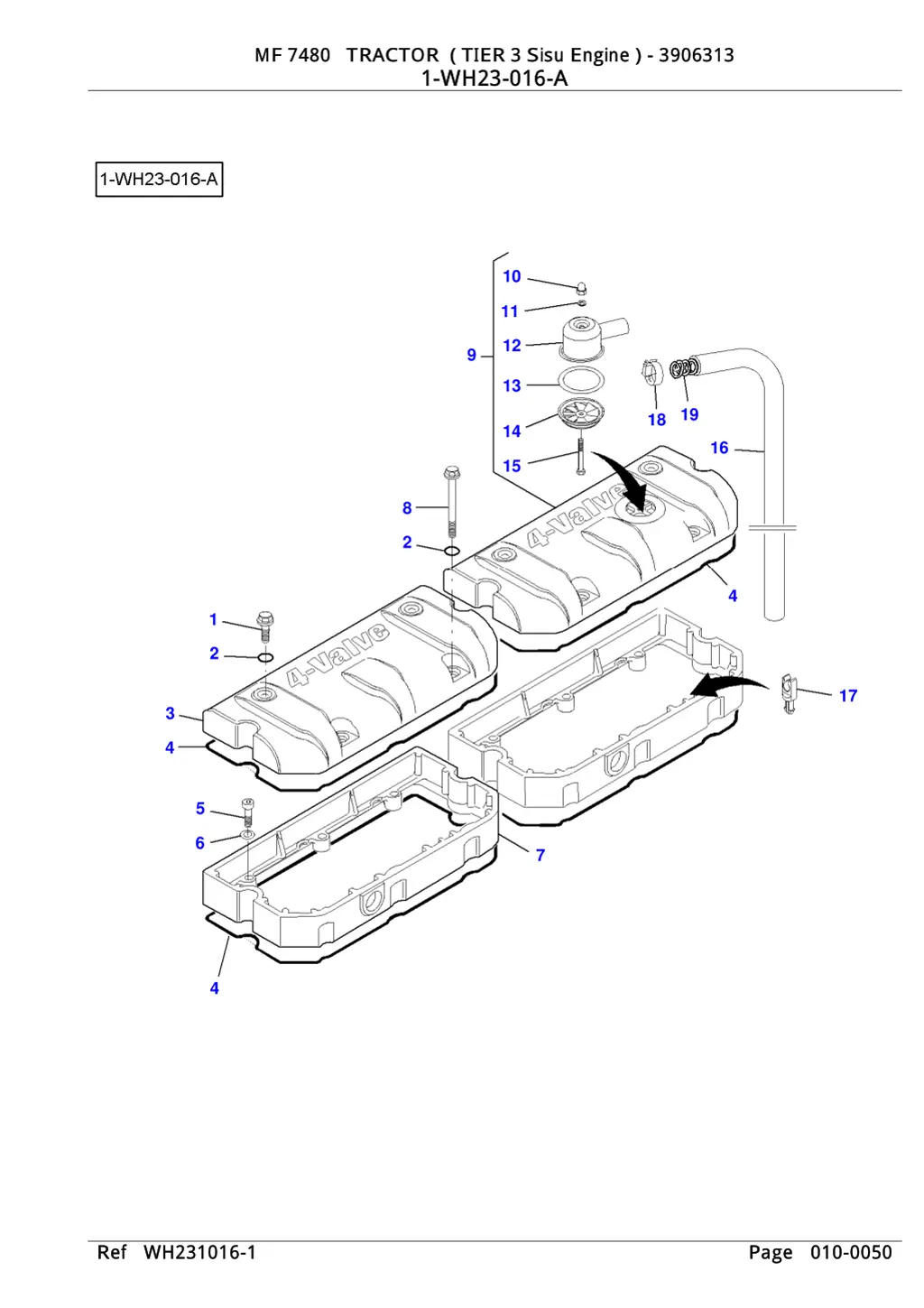 mf 7480 tractor tier 3 sisu engine 3906313 9