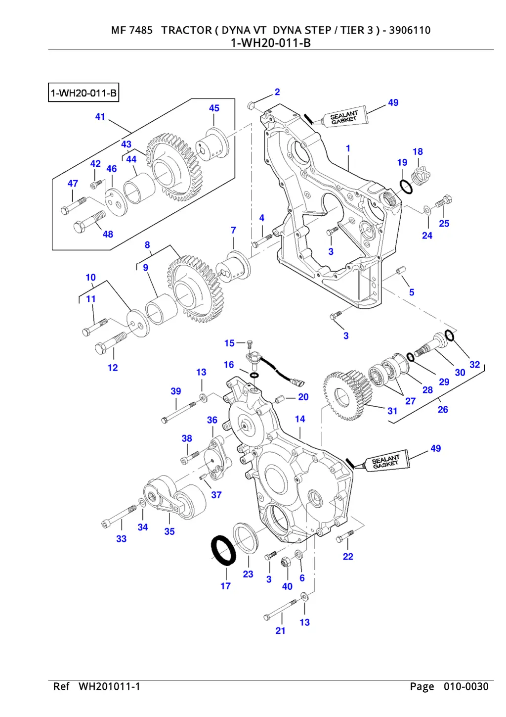 mf 7485 tractor dyna vt dyna step tier 3 3906110 5