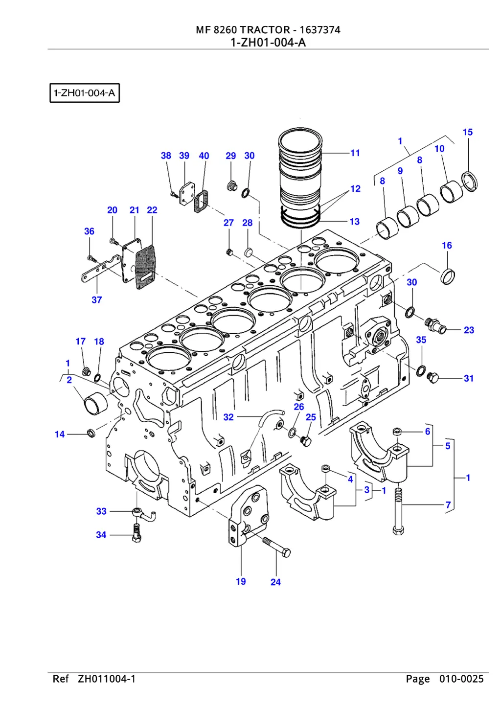 mf 8260 tractor 1637374 mf 8260 tractor 1637374 4