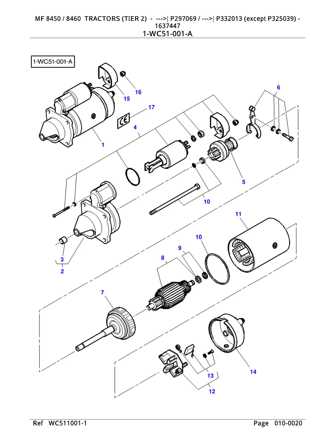 mf 8450 8460 tractors tier 2 p297069 p332013 3