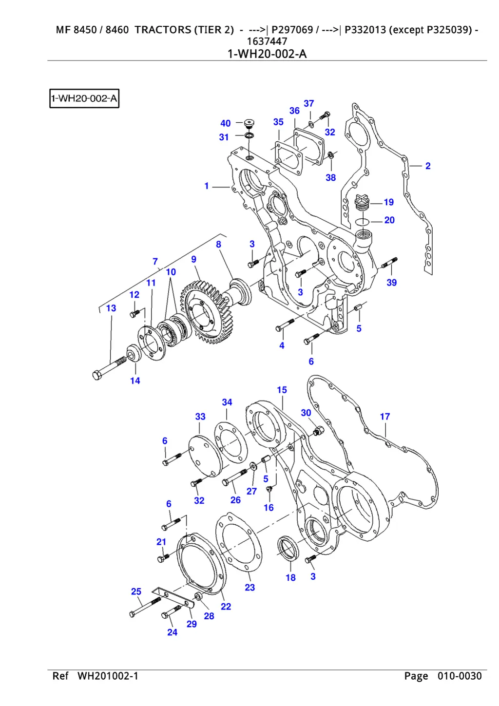 mf 8450 8460 tractors tier 2 p297069 p332013 5