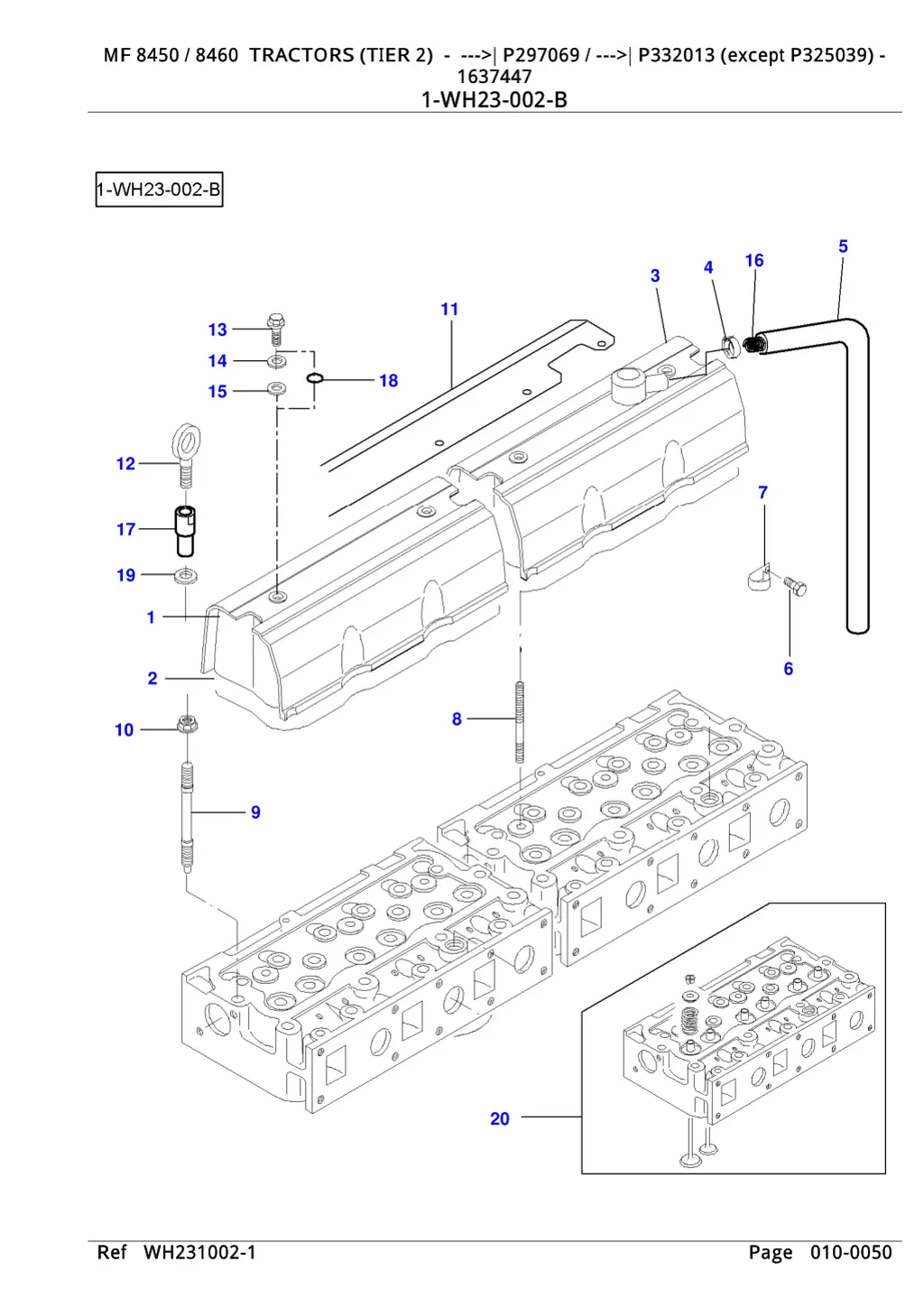 mf 8450 8460 tractors tier 2 p297069 p332013 9