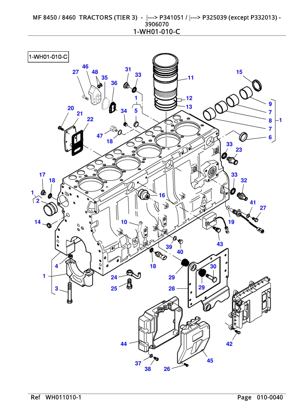 mf 8450 8460 tractors tier 3 p341051 p325039 7