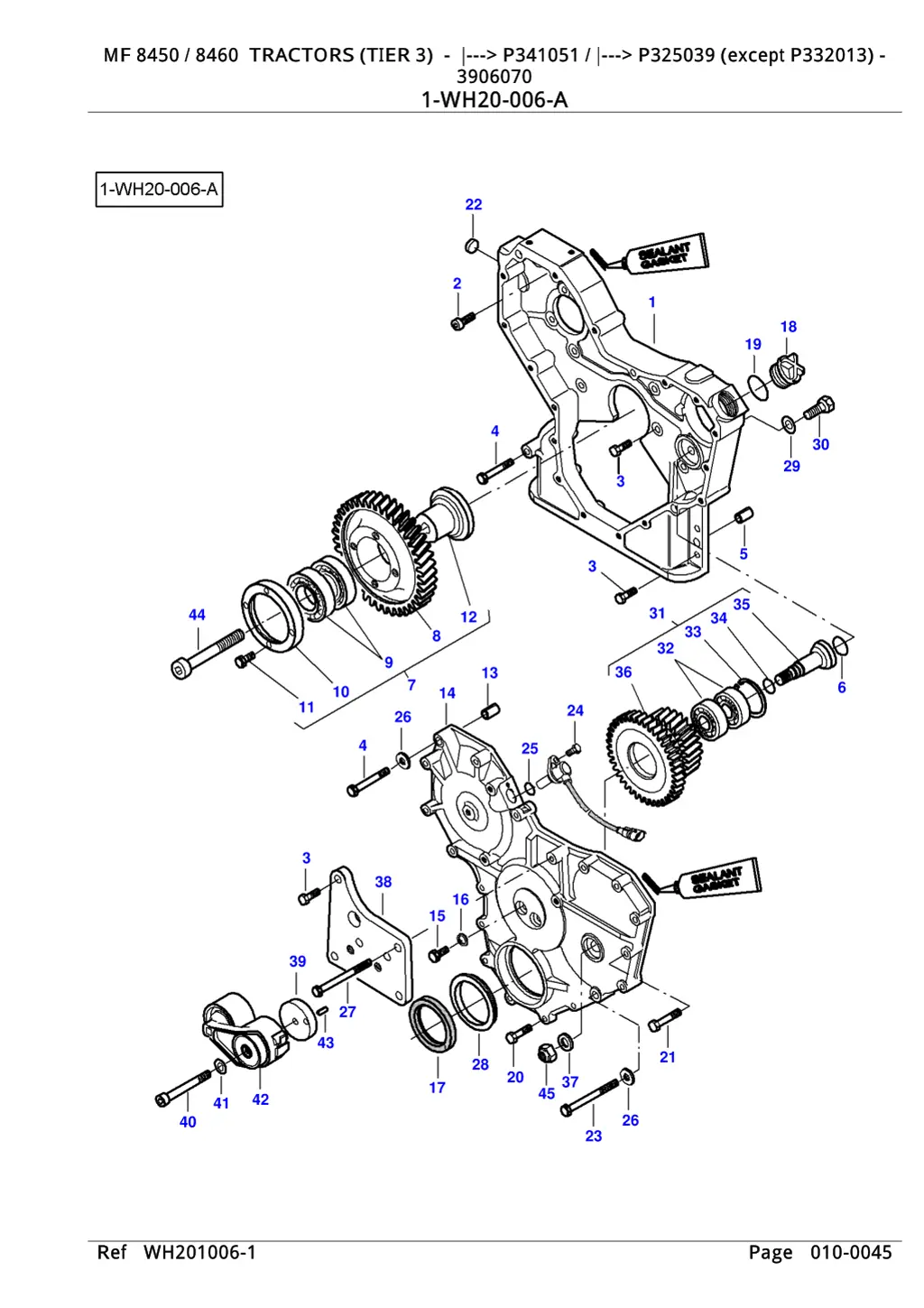 mf 8450 8460 tractors tier 3 p341051 p325039 8