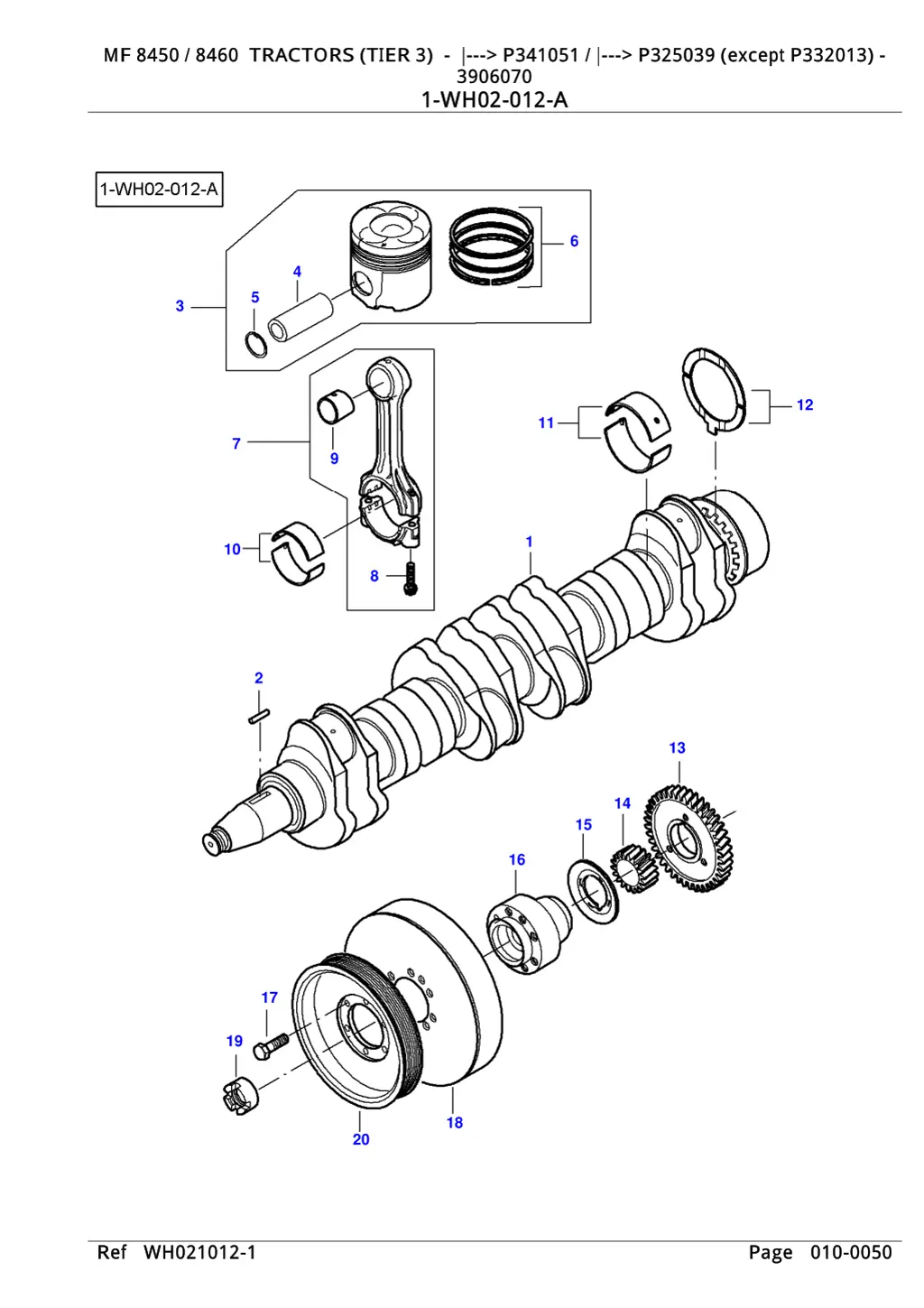 mf 8450 8460 tractors tier 3 p341051 p325039 9