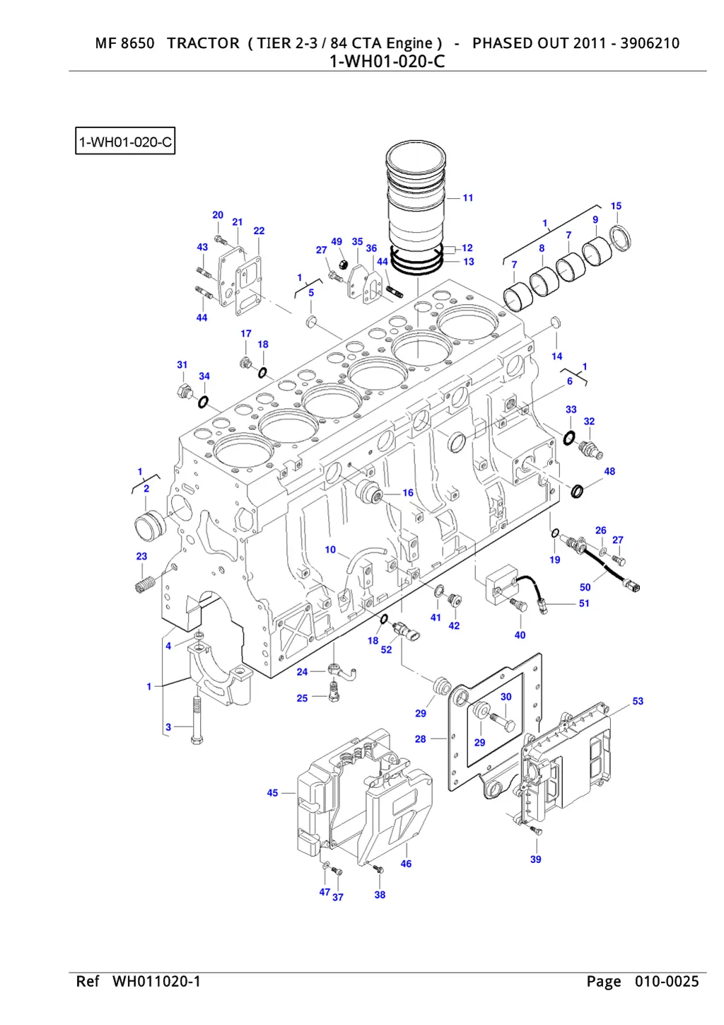 mf 8650 tractor tier 2 3 84 cta engine phased 4