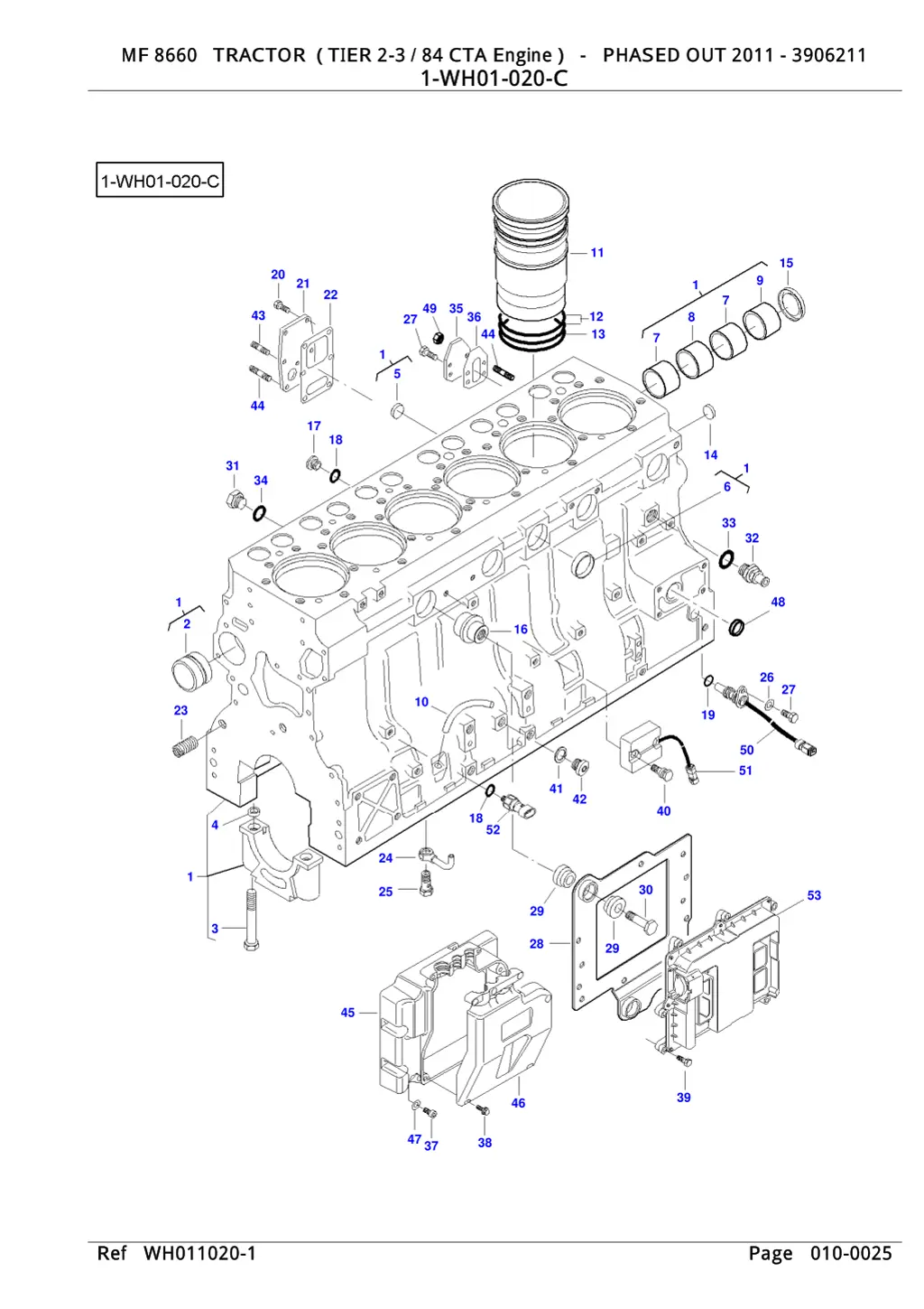 mf 8660 tractor tier 2 3 84 cta engine phased 1