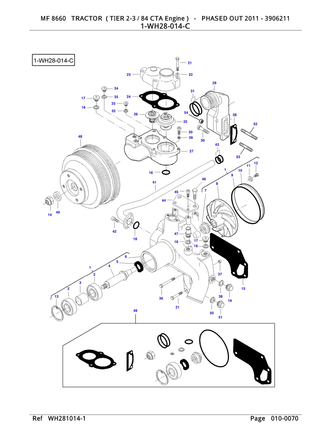 mf 8660 tractor tier 2 3 84 cta engine phased 10