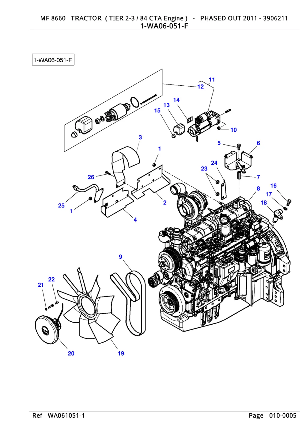 mf 8660 tractor tier 2 3 84 cta engine phased