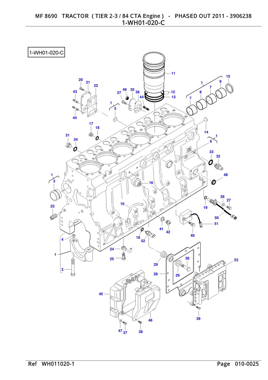 mf 8690 tractor tier 2 3 84 cta engine phased 4