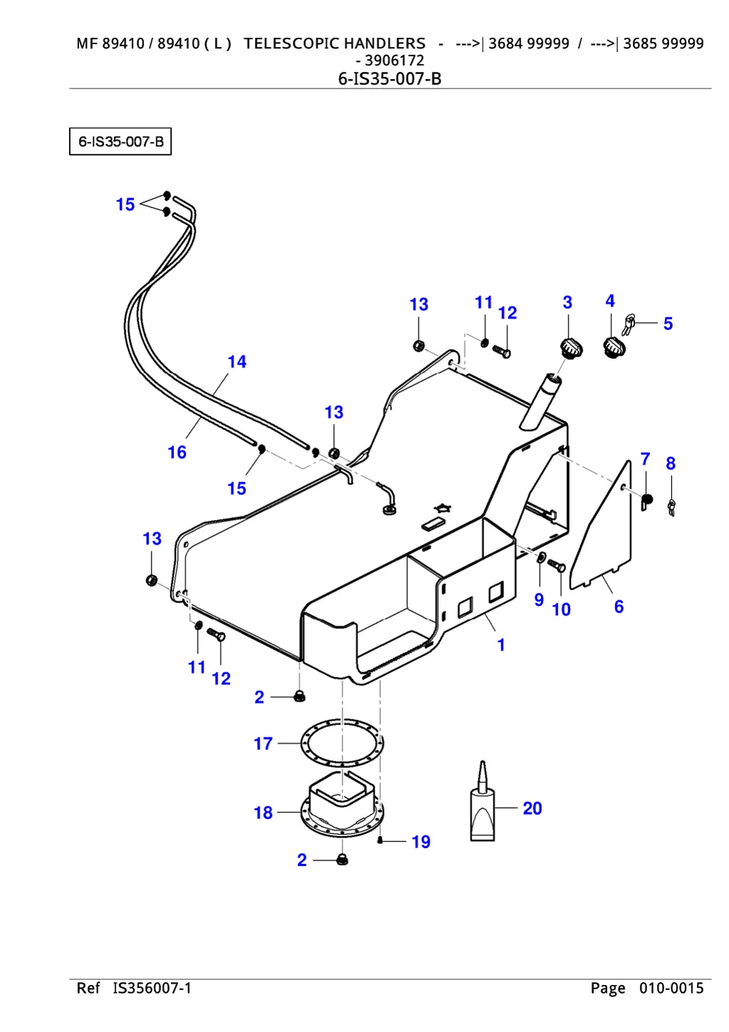 mf 89410 89410 l telescopic handlers 3684 99999 2