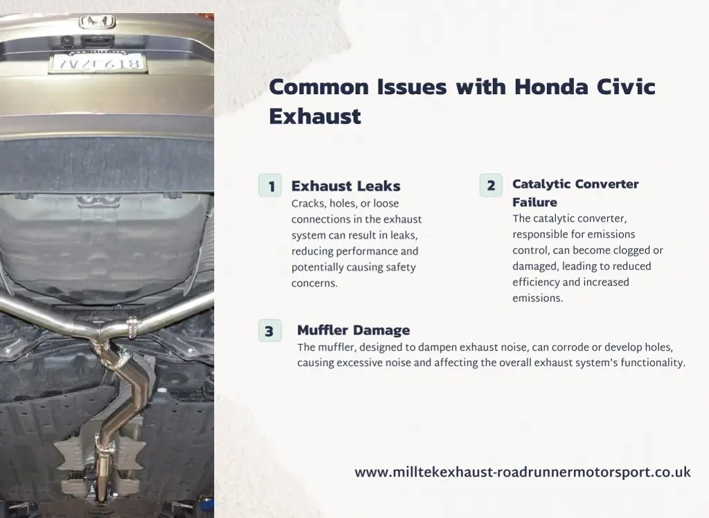 common issues with honda civic exhaust