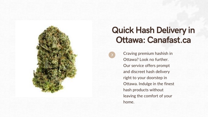 craving premium hashish in ottawa look no further