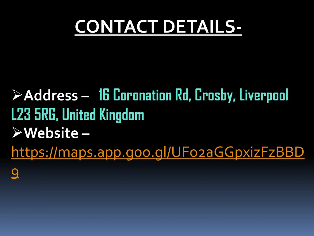 contact details