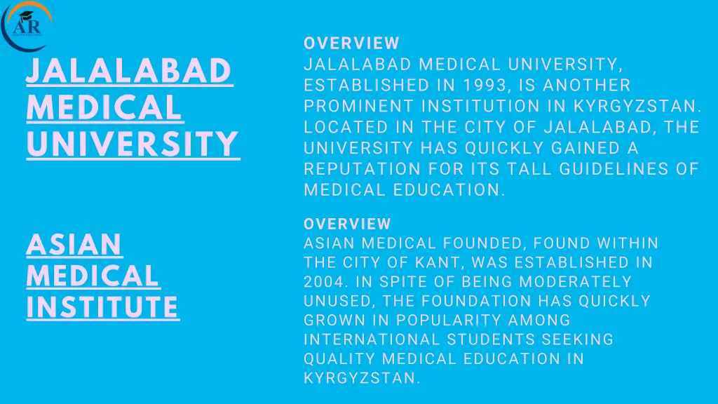 overview jalalabad medical university established