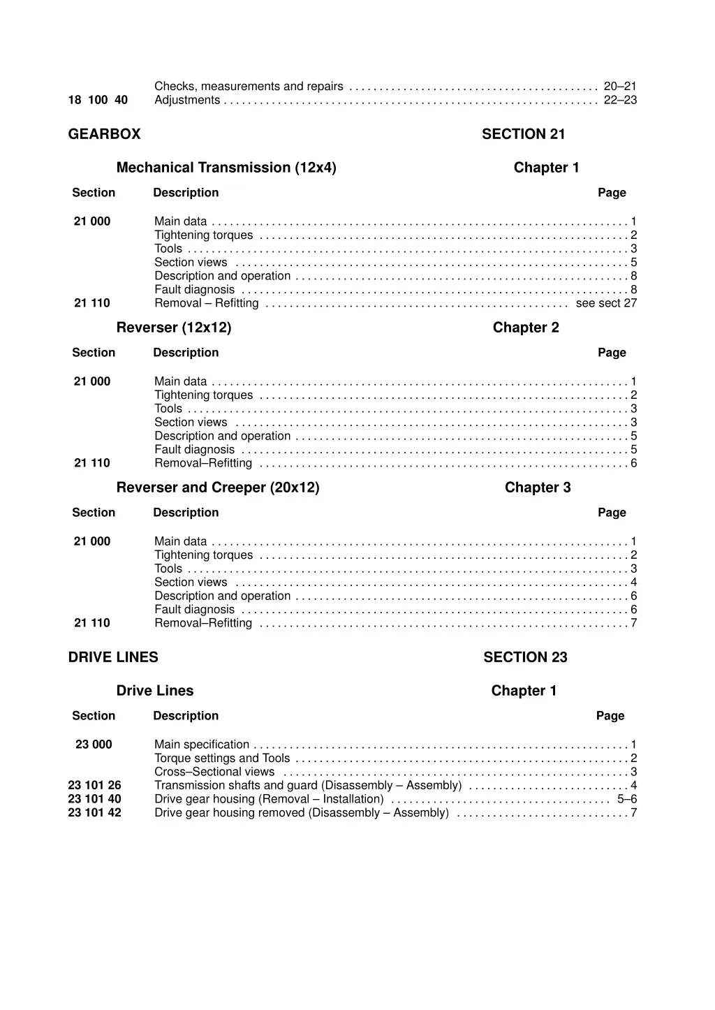 checks measurements and repairs adjustments