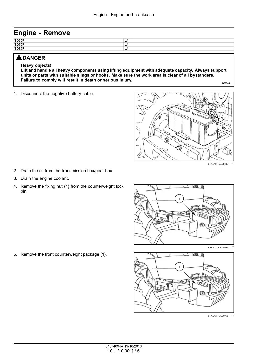 engine engine and crankcase