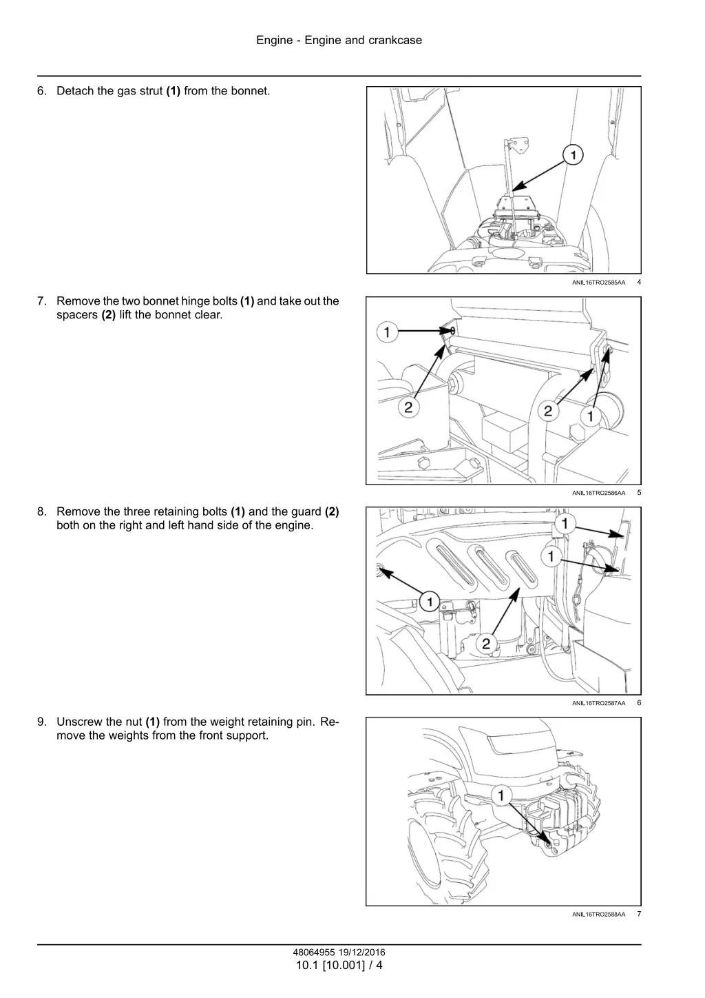 engine engine and crankcase 1