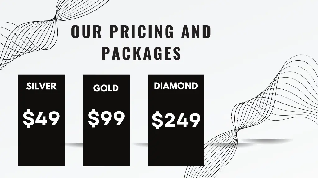 our pricing and packages