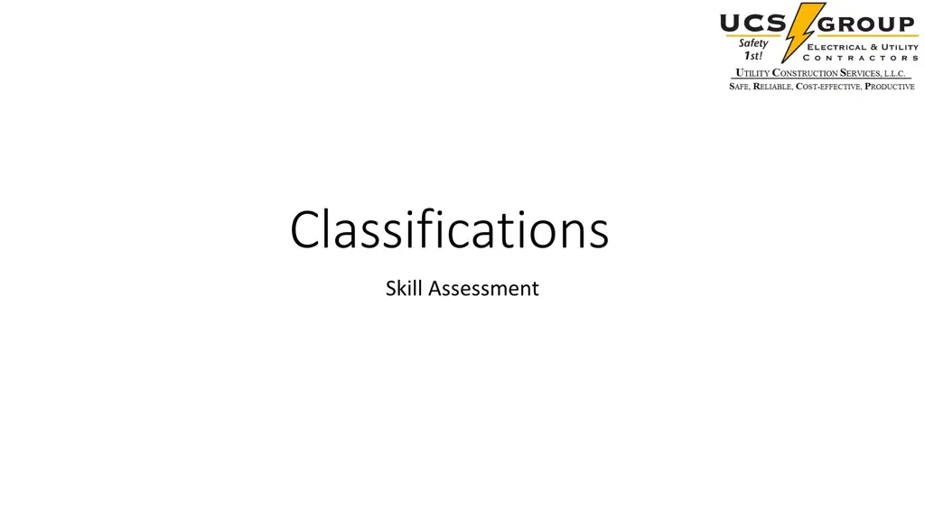 classifications