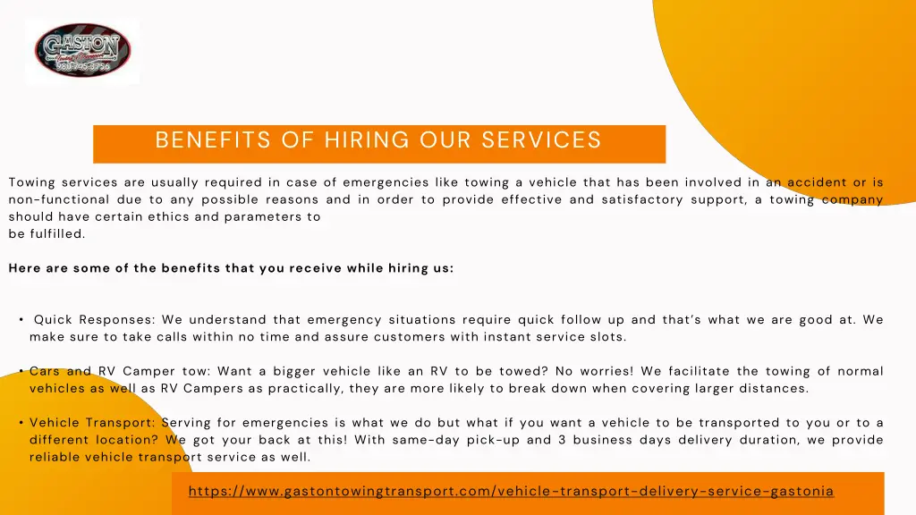 benefits of hiring our services