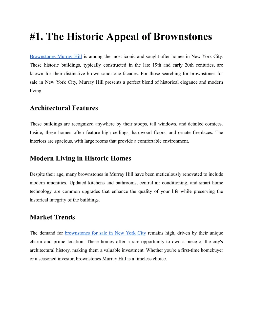 1 the historic appeal of brownstones