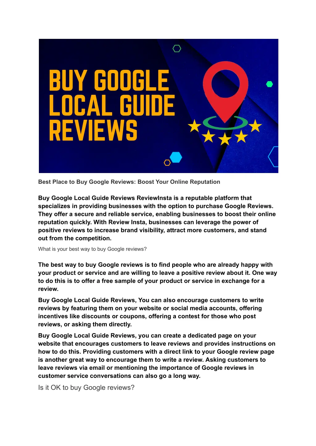 best place to buy google reviews boost your