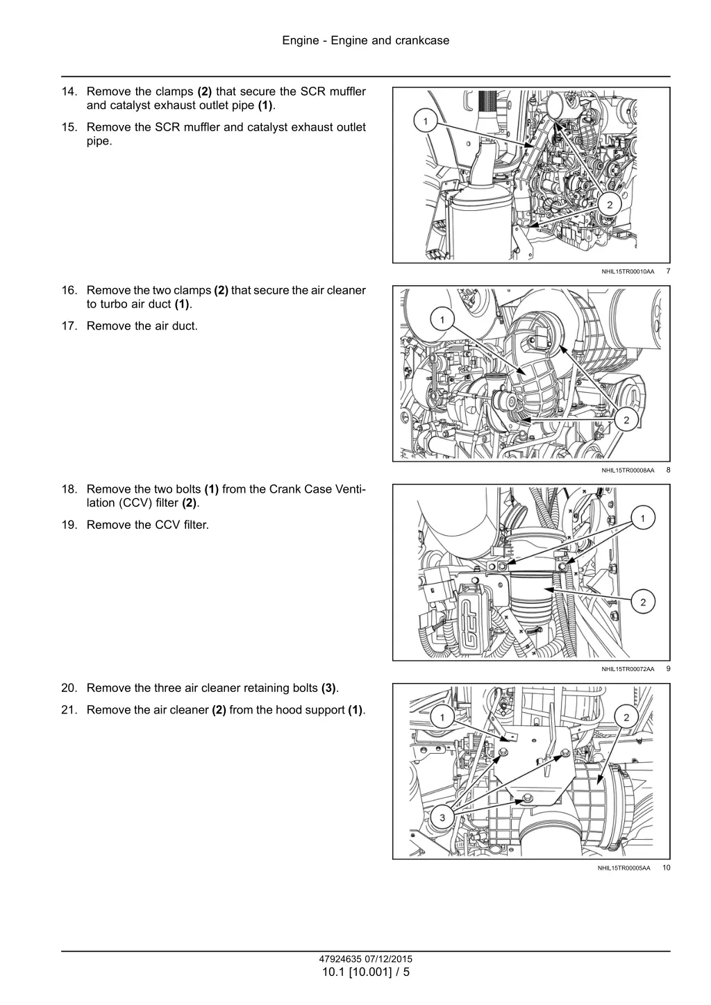 engine engine and crankcase 2