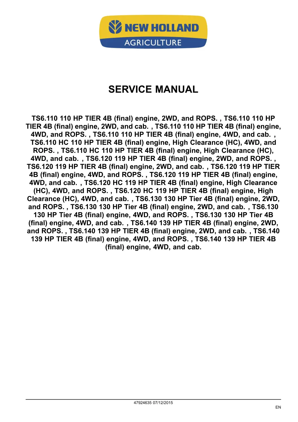 service manual 1