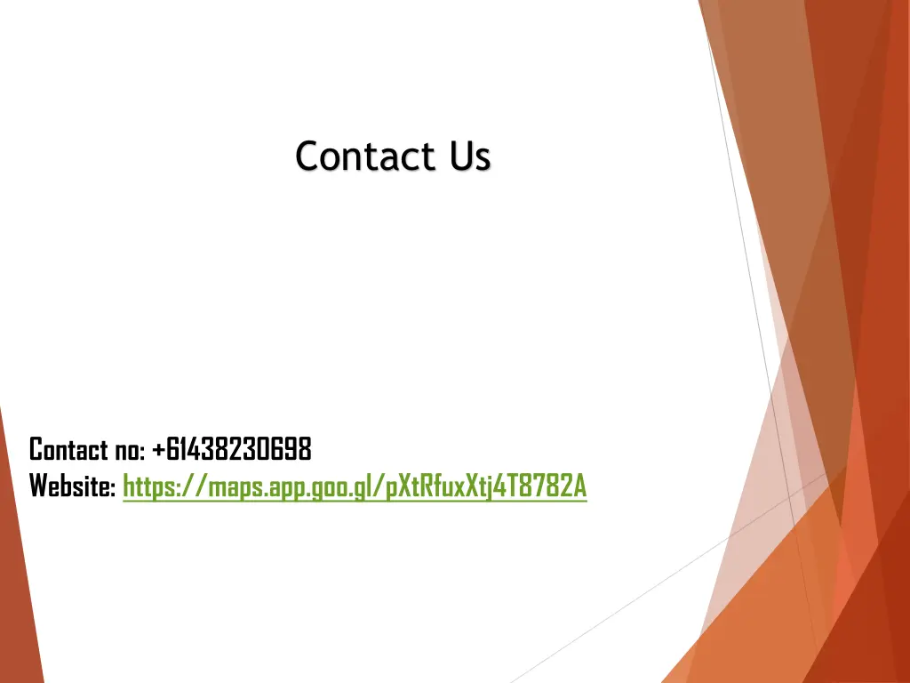 contact us