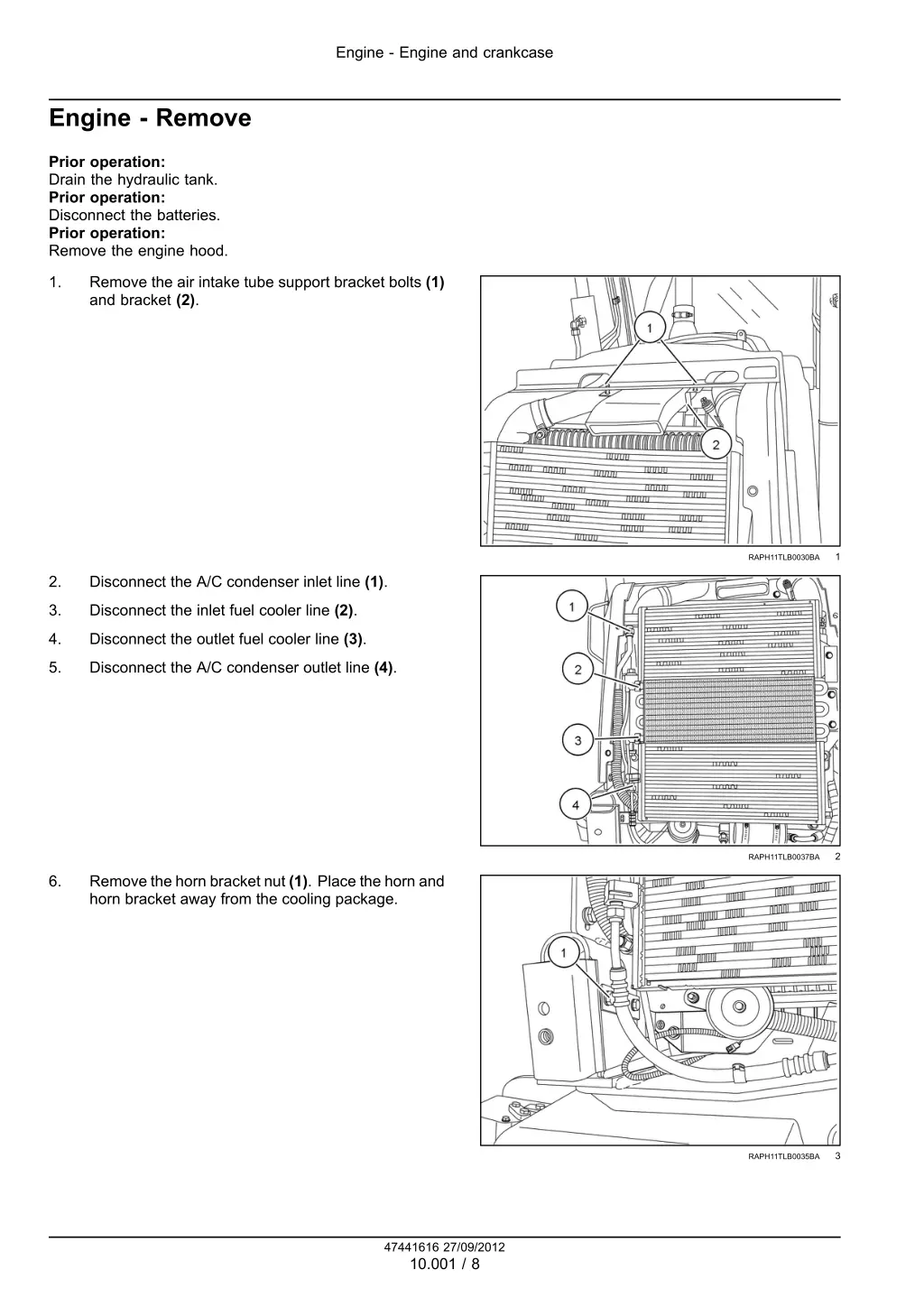 engine engine and crankcase 5