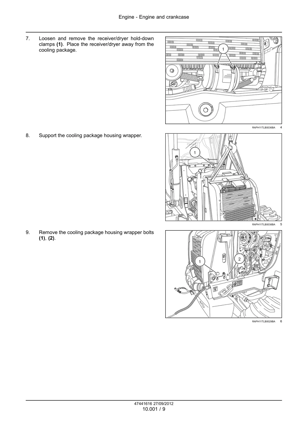 engine engine and crankcase 6