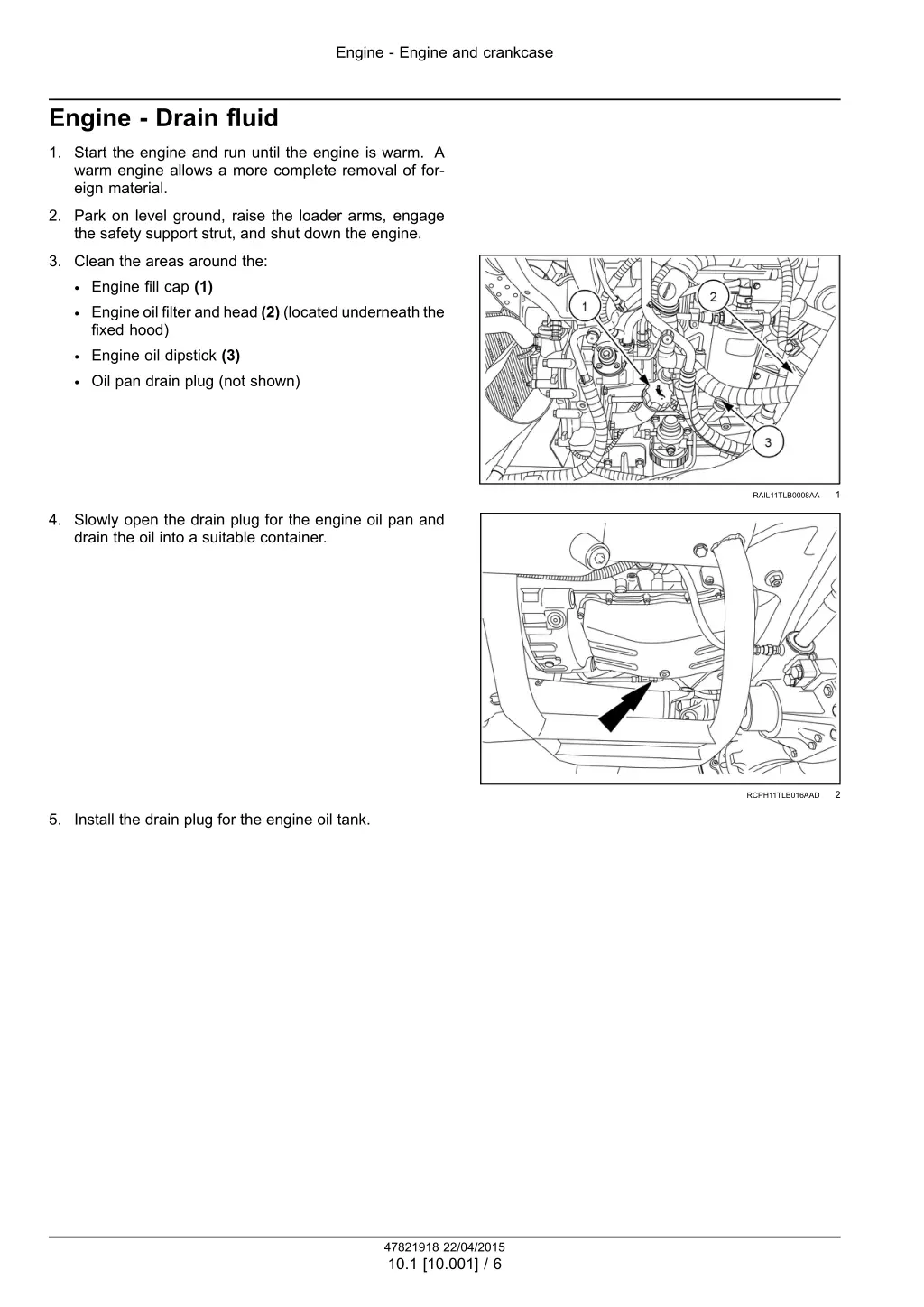 engine engine and crankcase 3