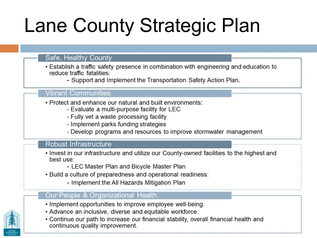 lane county strategic plan