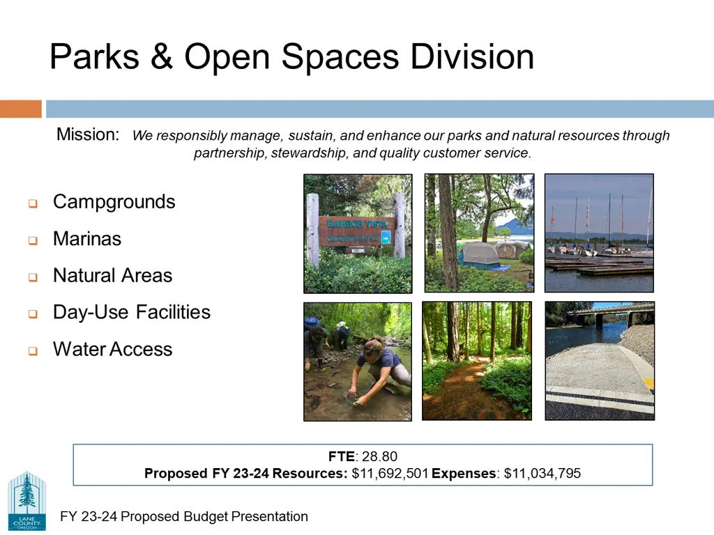 parks open spaces division