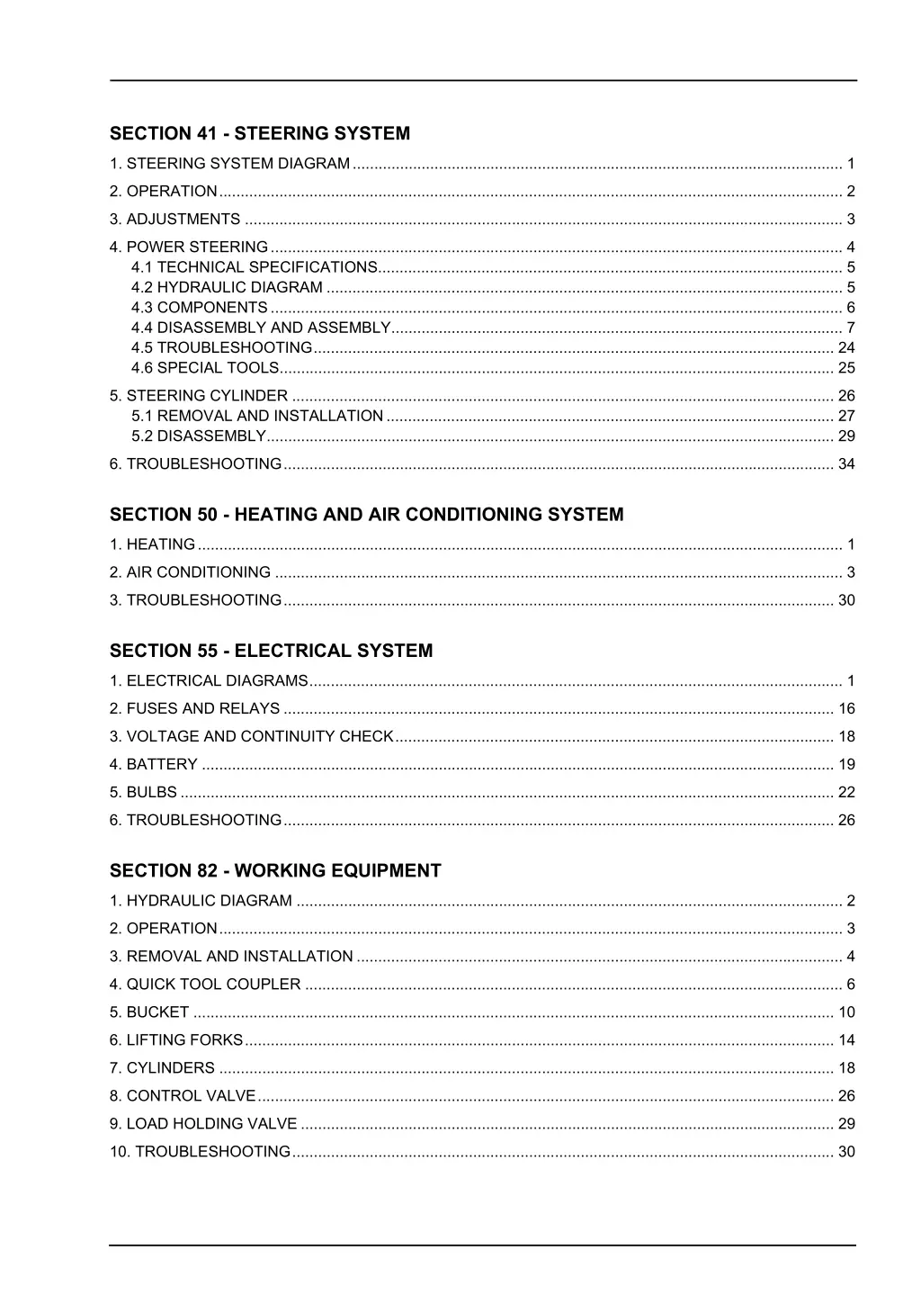 section 41 steering system